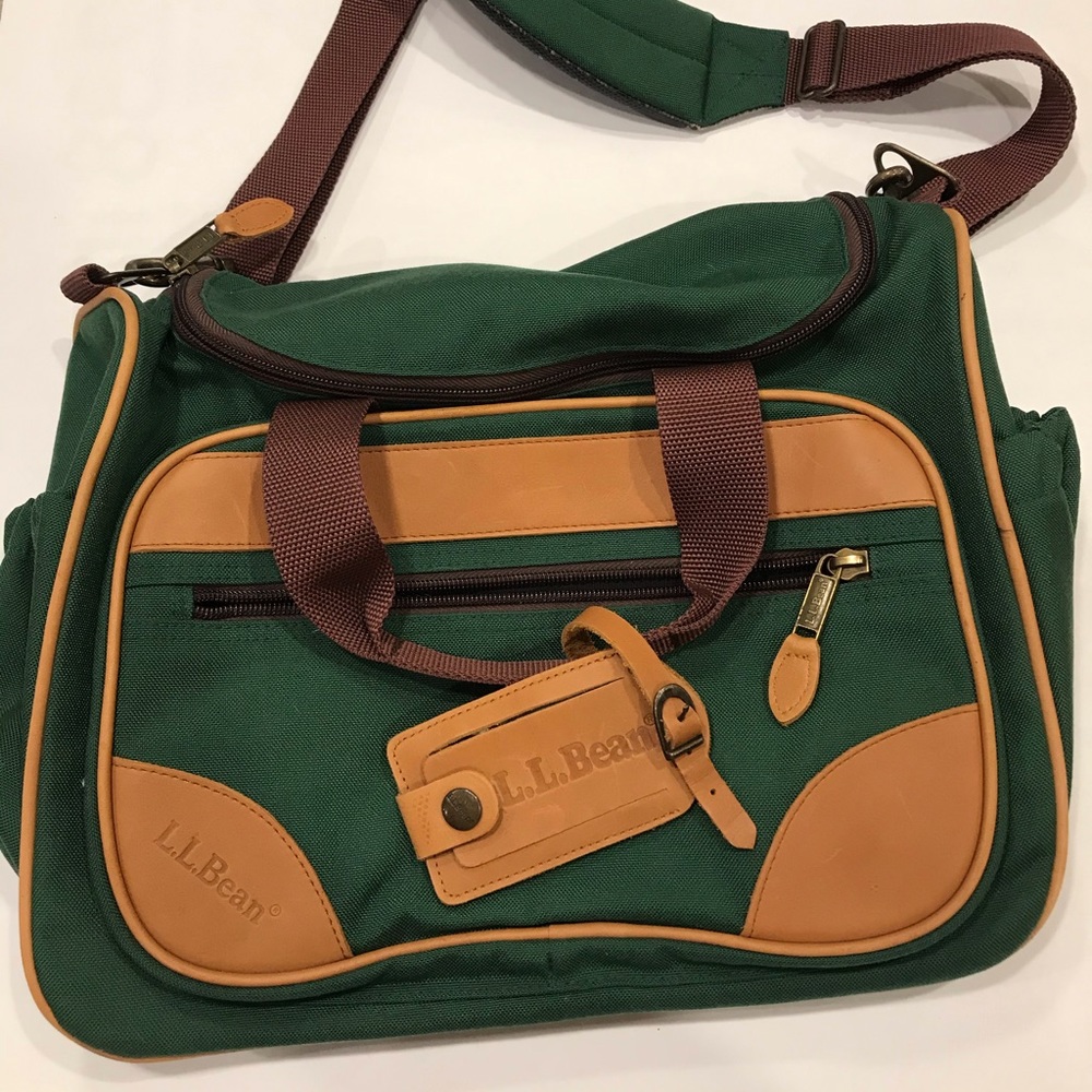 LL Bean💚 Vintage Small Duffel Bag